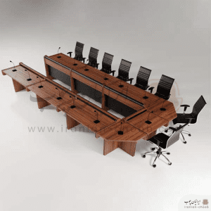 میز کنفرانس ایرانیان چوب مدل C153