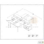 میز کارگروهی فرامین مدل 046 - Image 2