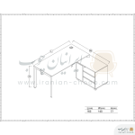 میز کارشناسی برند فرامین مدل 346