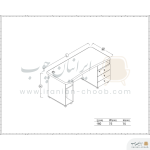 میز کارشناسی برند فرامین مدل 365
