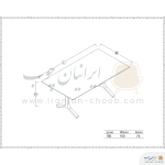 میز کنفرانس برند فرامین مدل 5009