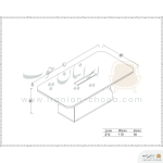میز کنفرانس برند فرامین مدل 547