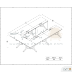 میز کنفرانس فرامین مدل 559 - Image 4