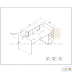 میز کانتر فرامین مدل 909 - Image 4