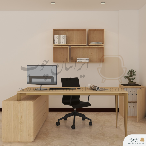 میز مدیریت پایه فلزی مدل آرمیتاژ