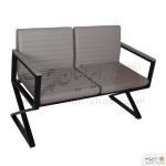 مبل پایه فلزی دو نفره برند لاژید مدل v62d