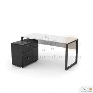 میز کارشناسی پایه فلزی برند ایرانیان چوب مدل ارژن