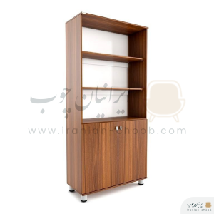 کتابخانه تمام طبقه کمد دار برند ایرانیان چوب