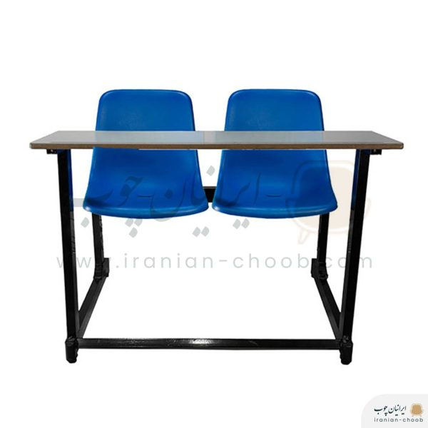 نیمکت متصل مدرسه ای دو نفره LX مدل TS402